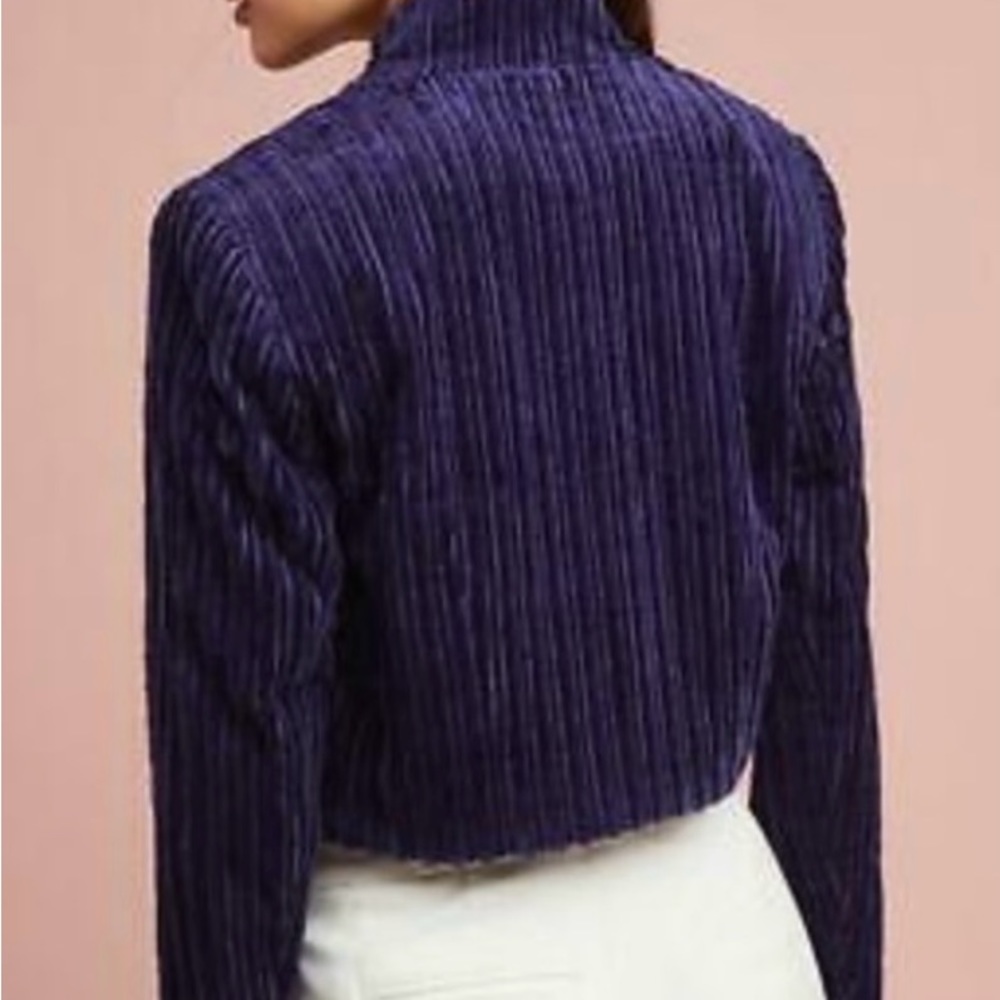 Anthropologie Cartonnier cropped jacket in size 14 - Picture 4 of 8